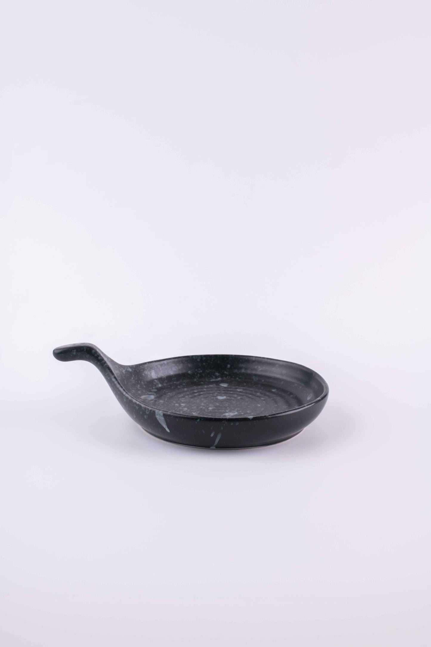 Black Marble Ceramic Plate