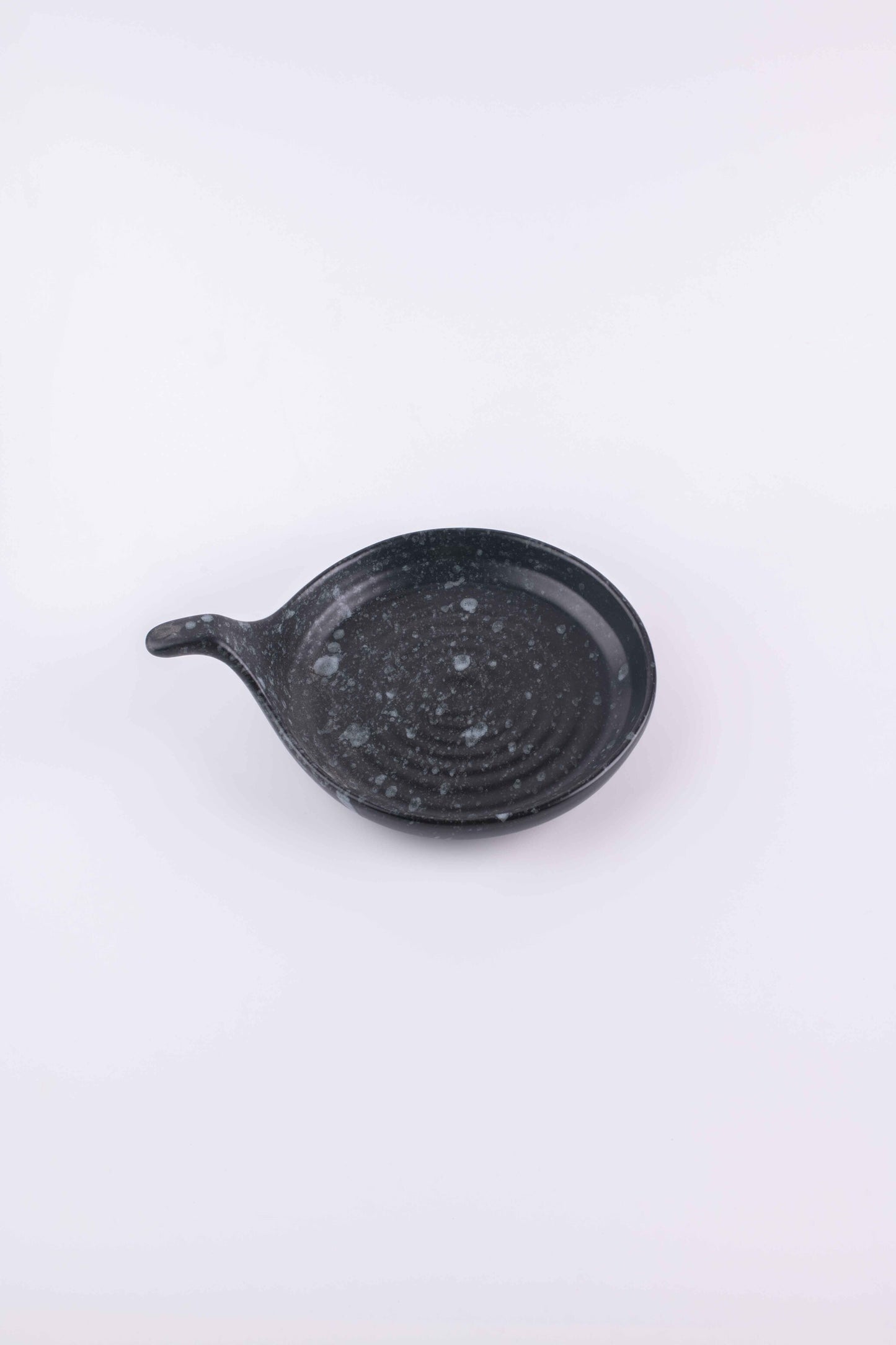 Black Marble Ceramic Plate