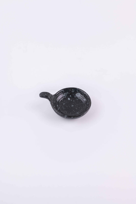 Black Marble Ceramic Plate