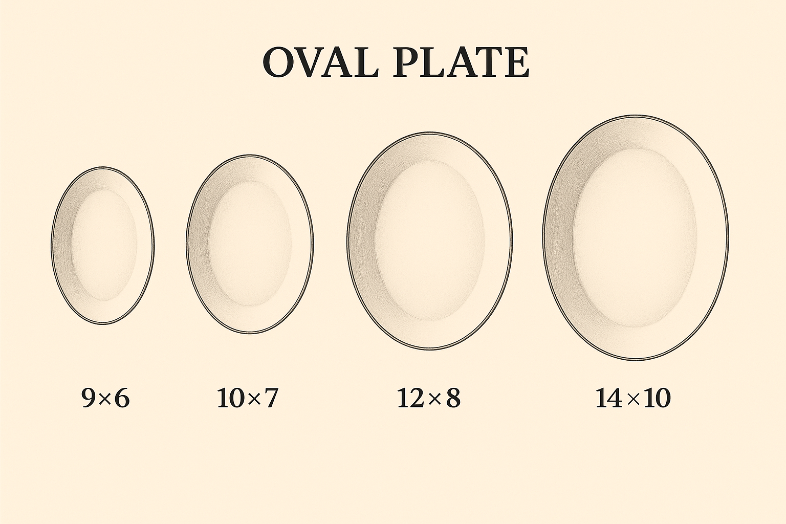 Elegant Oval Dish