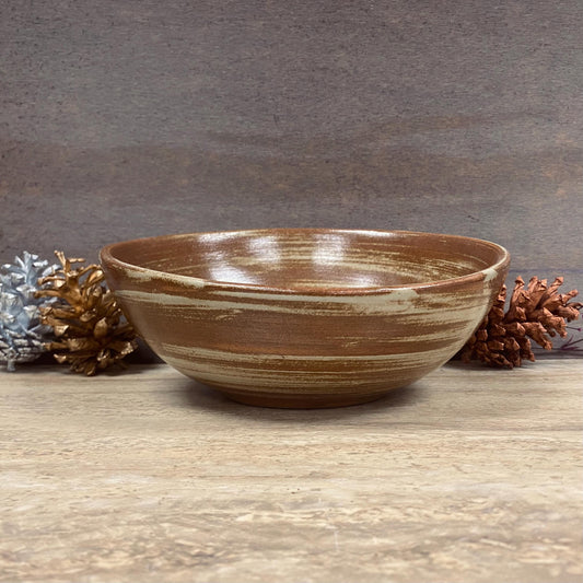CeramicLarge Pasta Bowl  handmade USA stock