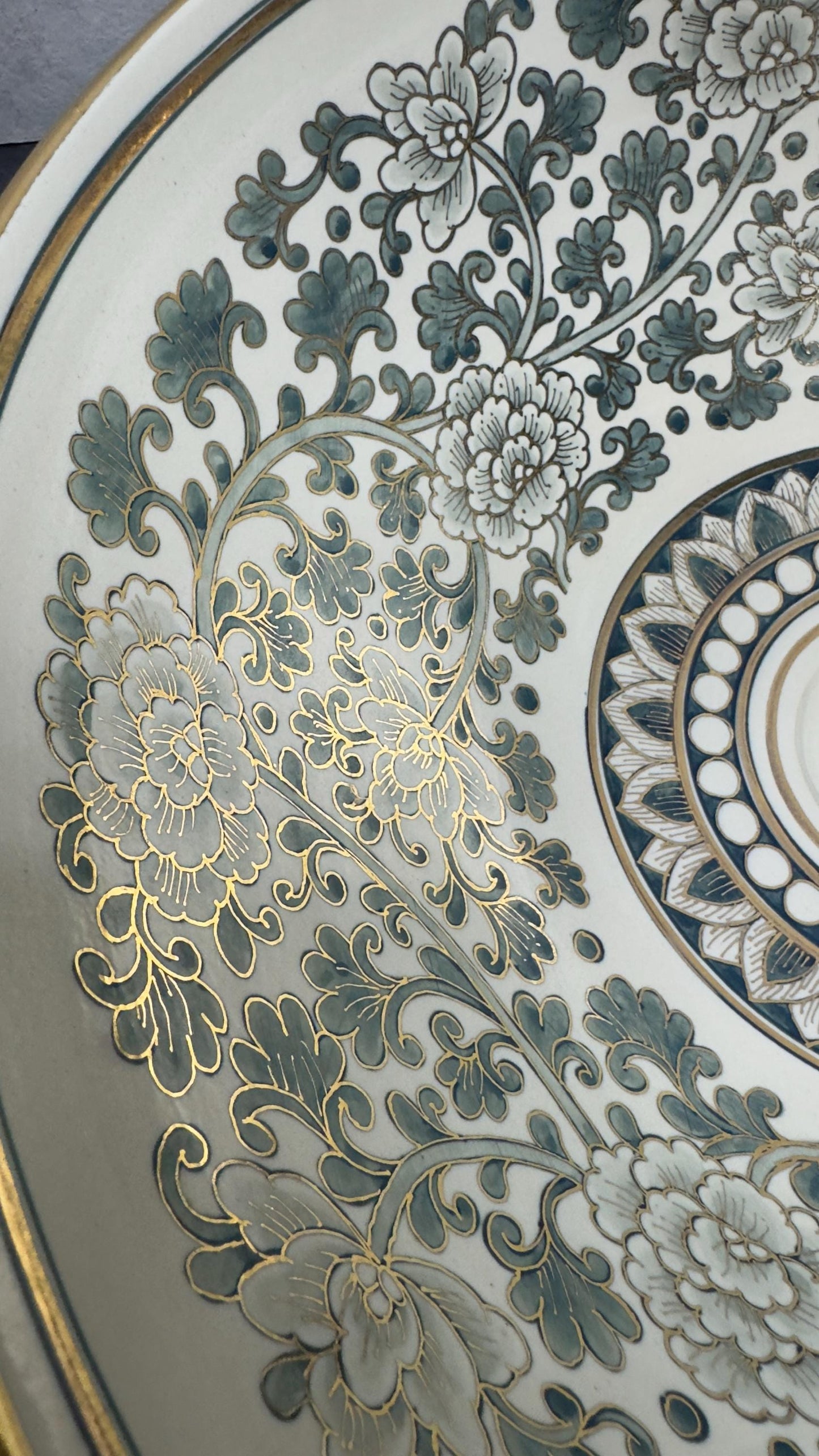 Ceramic sink/ bathroom sink/ vanity/ hand painted/ handmade USA stock !!! GOLD RIM